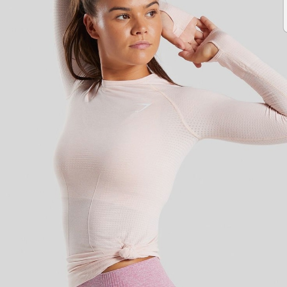 Gymshark vital seamless top blush size M